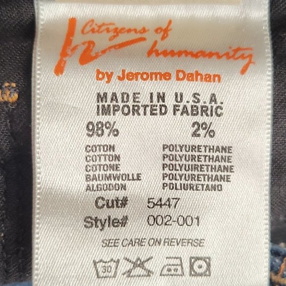 Citizens of Humanity Ingrid Stretch Lo Waist Flare Jeans Size 26 - Picture 8 of 11